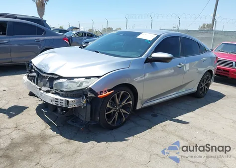 2019 Honda Civic Sport из США, поврежденный, VIN 2HGFC2F86KH518933